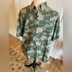 NWT  Vatpave Green and Tan Shirt XXL